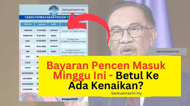 Jadual Pencen Ogos 2025